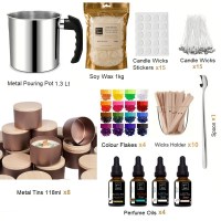 Gift Box Candlemaking Starter Kit DIY - Σετ κατασκευής κεριών με πλήρη υλικά για 8 κεριά